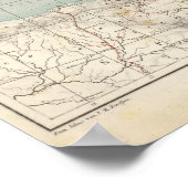 France Atlas Map Poster (Ecke)