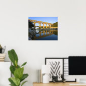 France, Avignon. The Pont du Gard Roman aqueduct Poster (Heimbüro)