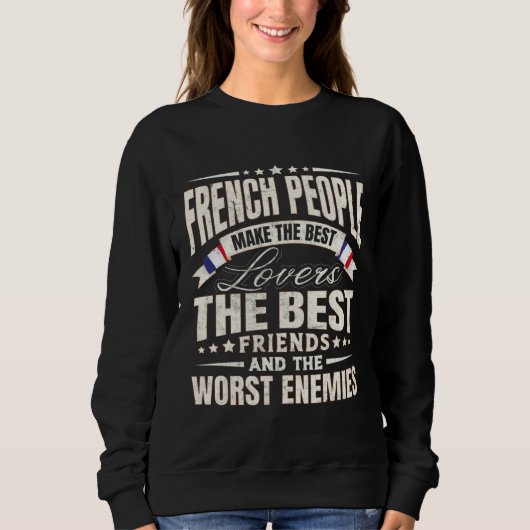 France Best French Men & Women Sweatshirt (Vorderseite)