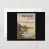 France Biarritz Postkarte (Vorne/Hinten)