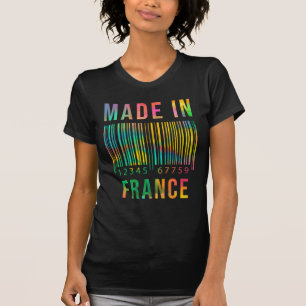 France Born Made In Frankreich T-Shirt