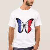 France Butterfly T-Shirt (Vorderseite)