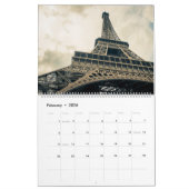 France Calendar Zuhause Art Wanduhr Kalender (Feb 2026)