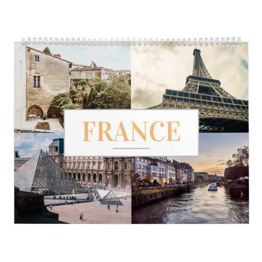 France Calendar Zuhause Art Wanduhr Kalender (Titelbild)