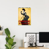France CHAMPAGNE De ROCHEGRE Leonetto Cappiello Ad Poster (Heimbüro)