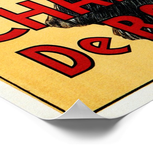 France CHAMPAGNE De ROCHEGRE Leonetto Cappiello Ad Poster (Ecke)