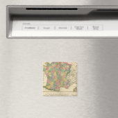 France Chronology Map Magnet (In Situ (Geschirrspüler))