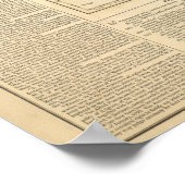 France Chronology Map Poster (Ecke)