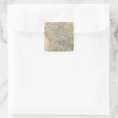 France Feodale Quadratischer Aufkleber (Tasche)