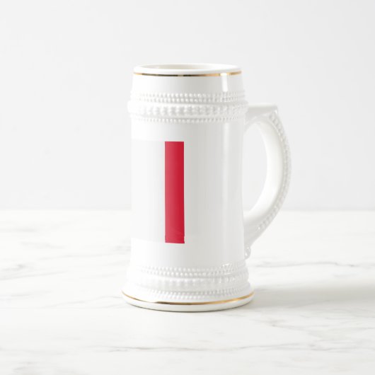 France Flag Emblem Bierglas (VorderseiteRechts)