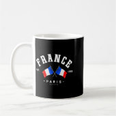 France Flag French Gift France Friend France Paris Kaffeetasse (Links)
