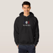 France Flag Love Marseille City Hoodie (Vorne ganz)