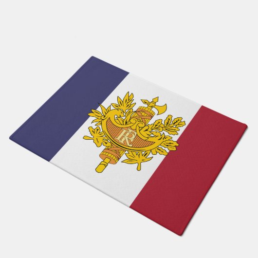 France flag phone case fußmatte (Schrägansicht)