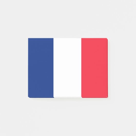 France Flag Post-it Klebezettel (Vorderseite)