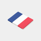 France Flag Post-it Klebezettel (angewinkelt)