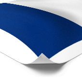 France Flag Poster Print (Ecke)