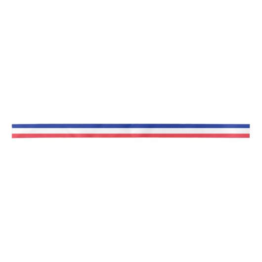 France Flag Ribbon Satinband (Vorderseite)