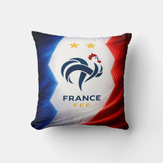 France Flag Rooster Design Pillow Kissen