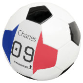 France Football Personalized Team Colors Athlete  Fußball (Dreiviertel)