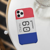 France Football Personalized Team Colors Athlete  iPhone Hülle