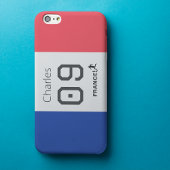 France Football Personalized Team Colors Athlete  iPhone Hülle
