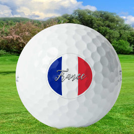 France Golf Balls & French Flag Golfers / Patriots Golfball
