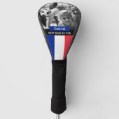 France Golf, Best Dad, French Flag, Photo Golf Headcover (Vorderseite)