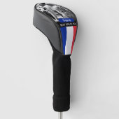 France Golf, Best Dad, French Flag, Photo Golf Headcover (angewinkelt)