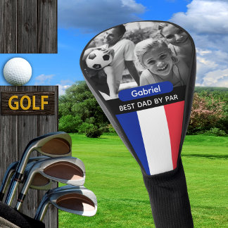 France Golf, Best Dad, French Flag, Photo Golf Headcover