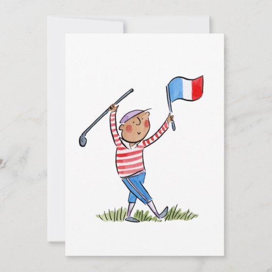 France Golf Einladung (Vorderseite)