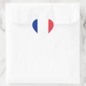 France Herz-Aufkleber (Tasche)