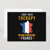 France Holiday Sprichwort Funny Postkarte (Vorne/Hinten)