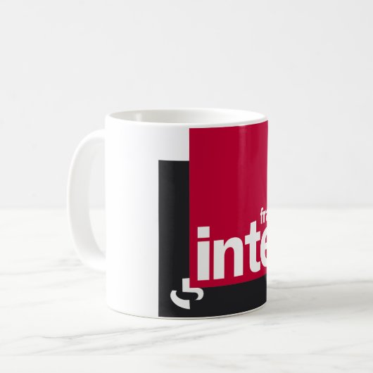 France Inter-Becher Kaffeetasse (Vorderseite Links)