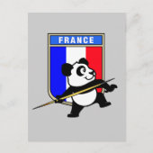 France Javelin Panda Postkarte (Vorderseite)