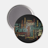 FRANCE Magnet (Vorderseite/Rückseite)