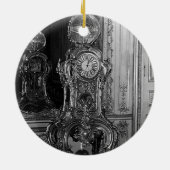France Palace Versailles astronomische Uhr 1970 Keramikornament (Hinten)