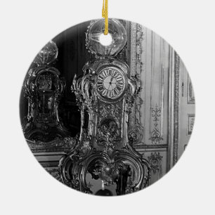 France Palace Versailles astronomische Uhr 1970 Keramikornament