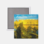 France Paris Architecture Sunset Versailles Magnet (Vorderseite/Rückseite)