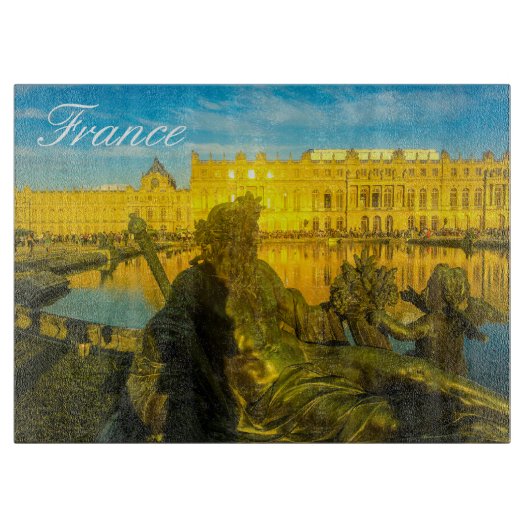 France Paris Architecture Sunset Versailles Schneidebrett (Vorderseite)
