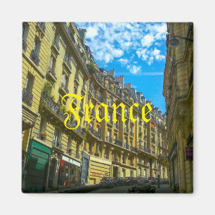 France Paris Cityscape Street Gebäude Magnet