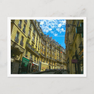 France Paris Cityscape Street Gebäude Postkarte
