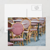 FRANCE, PARIS, Montmartre: Place du Tertre, Café Postkarte (Vorne/Hinten)