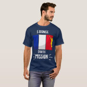 France Paris Mormon LDS Mission Missionary Gift T-Shirt (Vorne ganz)