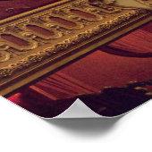 France, Paris. Partial view of balcony seating Poster (Ecke)
