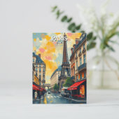 france PARIS Vintag Postkarte (Stehend Vorderseite)