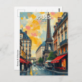 france PARIS Vintag Postkarte (Vorne/Hinten)