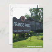 France Park Indiana Postcard Postkarte (Vorne/Hinten)