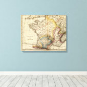France physique leinwanddruck (Insitu (Holzboden))