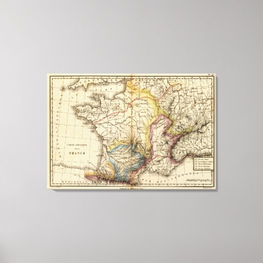 France physique leinwanddruck (Vorderseite)