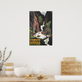 France Poster French Art Les Houches Gorges Print  (Küche)